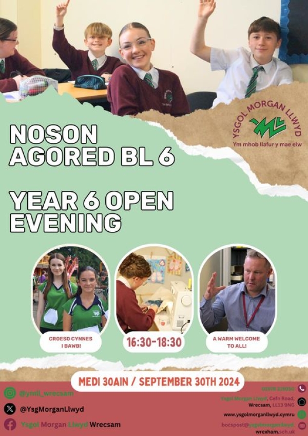 Ysgol Morgan Llwyd Open Evening 